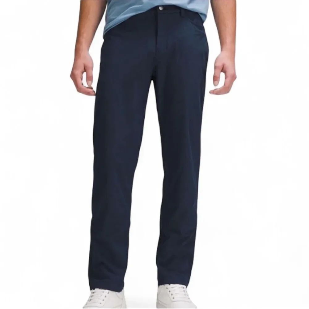 LULULEMON ABC Classic-Fit Pant 32” Warpstreme True Navy Men’s Size 31
